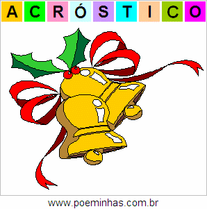 Acróstico de Sino de Natal