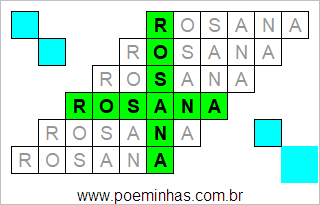 Acróstico de Rosana