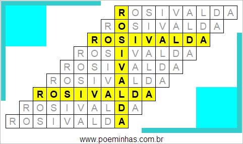 Acróstico de Rosivalda