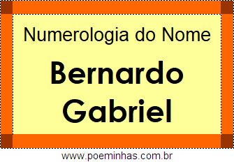 Significado do nome Bernardo  Origem, Numerologia, Nomes que combinam