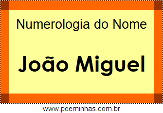 Significado do nome João Miguel - Saberes do Mundo